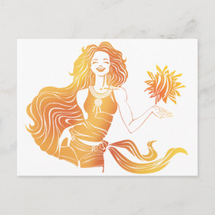 Carte Postale Sunny girl