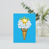 Carte Postale Sunny Ice Cream (Debout devant)