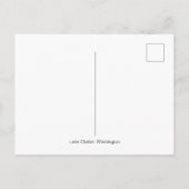 Carte Postale Sunny Lake Chelan Beach Pittoresque État de Washin (Dos)