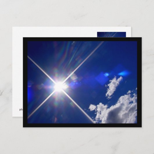 Carte Postale Sunrays (Devant / Derrière)