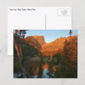 Carte Postale Sunrise at Dream Lake II (Devant / Derrière)