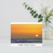 Carte Postale Sunrise de Jekyll Island (Debout devant)
