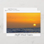 Carte Postale Sunrise de Jekyll Island (Devant / Derrière)