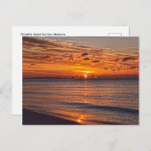 Carte Postale Sunrise de l'île Dauphin, Alabama (Devant / Derrière)