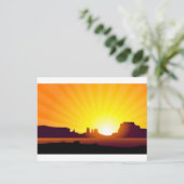 Carte Postale Sunrise du désert (Debout devant)