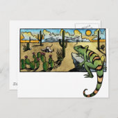 Carte Postale Sunrise du désert (Devant / Derrière)