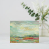 Carte Postale Sunrise Field Abstract | Silvia (Debout devant)