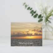 Carte Postale Sunrise Glory Folly Beach (Debout devant)