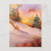 Carte postale Sunrise Hiver Pennsylvanie (Devant)