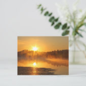 Carte postale Sunrise Lake Reflection (Debout devant)