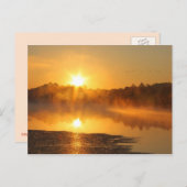 Carte postale Sunrise Lake Reflection (Devant / Derrière)