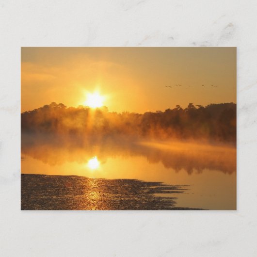 Carte postale Sunrise Lake Reflection (Devant)