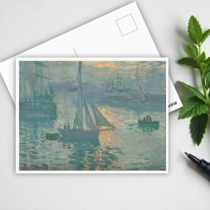 Carte Postale Sunrise (Marine) par Claude Monet