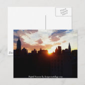 Carte Postale Sunrise numérique (Devant / Derrière)