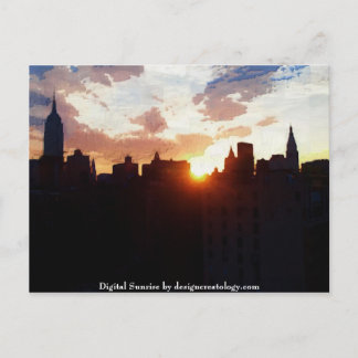 Carte Postale Sunrise numérique