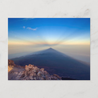 Carte Postale Sunrise of Mount Teide card
