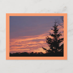 Carte Postale Sunrise saumon