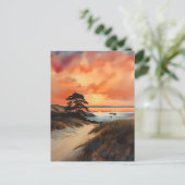 Carte Postale Sunrise Serenity à Buzzard's Bay (Debout devant)