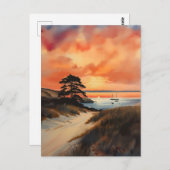 Carte Postale Sunrise Serenity à Buzzard's Bay (Devant / Derrière)