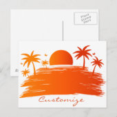 Carte Postale Sunrise Sunset Thunder Cove (Devant / Derrière)