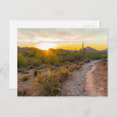 Carte Postale Sunrize Over Arizona Trail (Devant / Derrière)