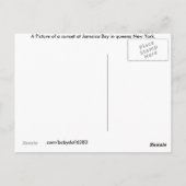 Carte postale Sunset (Dos)