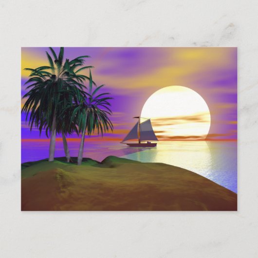 Carte Postale Sunset (Devant)