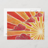 Carte postale Sunset (Devant / Derrière)