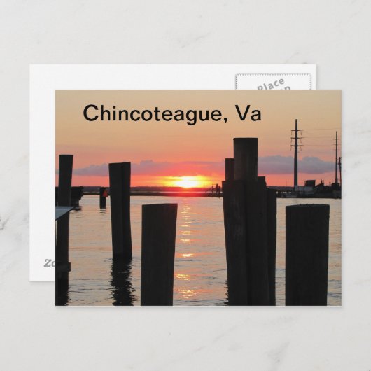 Carte postale Sunset (Devant / Derrière)