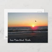 Carte Postale Sunset Anna Maria Island Floride Voyage (Devant / Derrière)