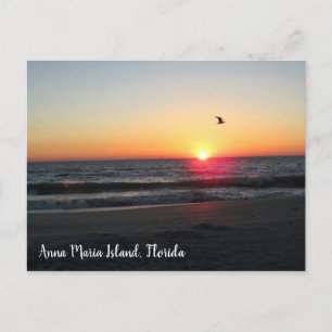 Carte Postale Sunset Anna Maria Island Floride Voyage