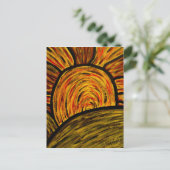 Carte postale Sunset Art d'automne (Debout devant)