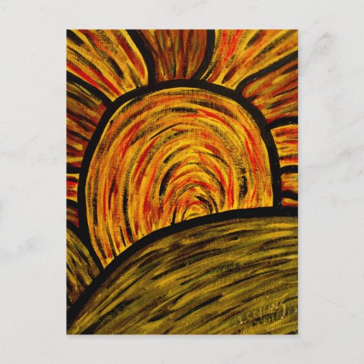 Carte postale Sunset Art d'automne (Devant)