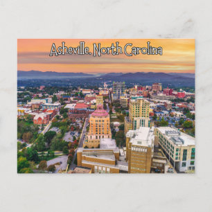 Carte Postale Sunset Asheville Caroline du Nord