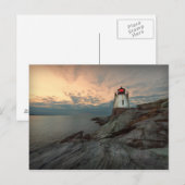 Carte Postale Sunset at Castle Hill Lighthouse (Devant / Derrière)
