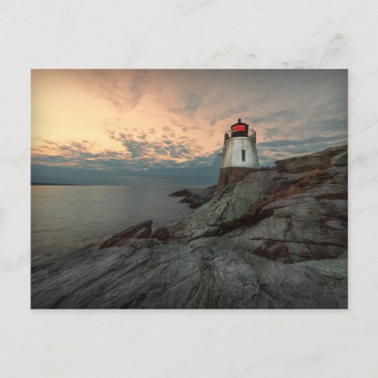 Carte Postale Sunset at Castle Hill Lighthouse (Devant)