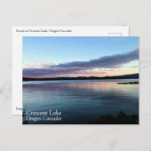 Carte Postale Sunset at Crescent (Devant / Derrière)