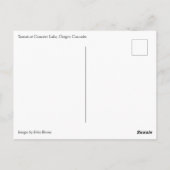 Carte Postale Sunset at Crescent (Dos)