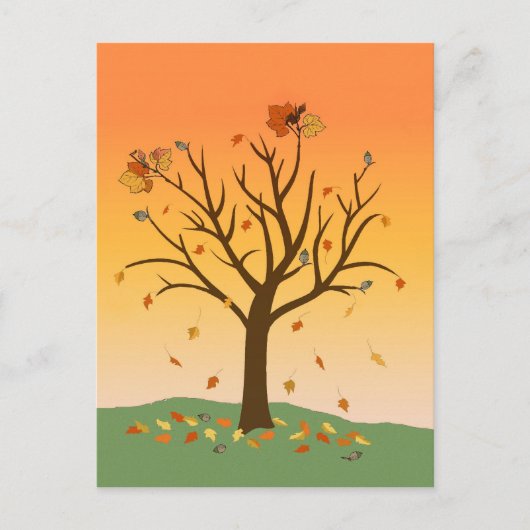 Carte postale Sunset Automne (Devant)