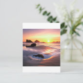 Carte Postale Sunset Bandon Oregon (Debout devant)