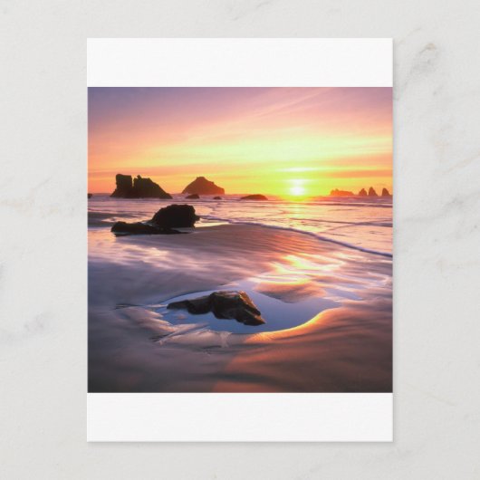 Carte Postale Sunset Bandon Oregon (Devant)