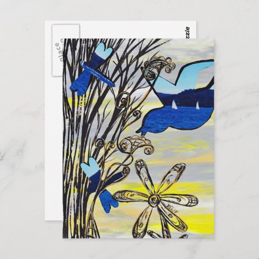 Carte postale Sunset Beach (Devant / Derrière)