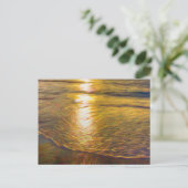 Carte Postale Sunset Beach Art Abstrait (Debout devant)