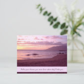 Carte Postale Sunset Beach avec Dream (Debout devant)