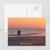 Carte postale Sunset Beach Memories (Devant / Derrière)