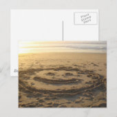 Carte Postale Sunset Beach Smile (Devant / Derrière)