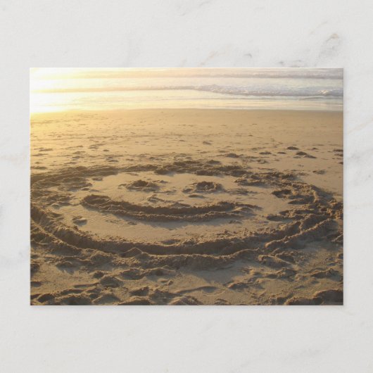 Carte Postale Sunset Beach Smile (Devant)