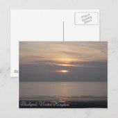 Carte Postale Sunset Blackpool (Devant / Derrière)