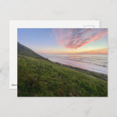 Carte Postale Sunset California Coast (Devant / Derrière)