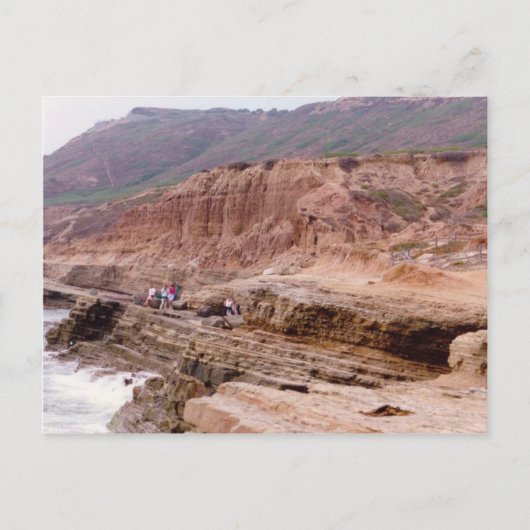 Carte Postale Sunset Cliffs San Diego Californie (Devant)